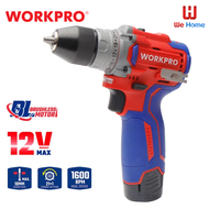 WORKPRO สว่านไขควงไฟฟ้าไร้สาย (Brushless Motor) 10มม. 12V. รุ่น WP460201 WORKPRO