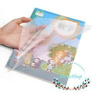 10 sheets size 16K/32K/A4 self adhesive book cover protective film