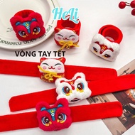 HK0034 COMBO of 3 DIY ROLLING TET BRACELET TOYS, NOEL TOYS, TET GIFTS
