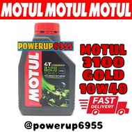 4t oil ❆🔥💯%ORIGINAL❗️ Motul 4T 3100 Gold 10W40 Motorcycle Engine Oil Minyak Hitam 0.8L 🔥Fast Shipping❗️❣