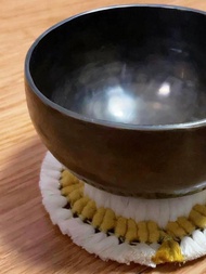 手工頌缽墊【Om】Macramé 法式編織