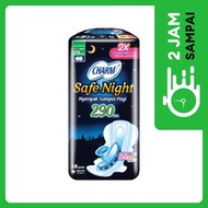 Charm Pembalut Safe Night Wing 29 cm 18 pcs