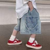 Denim shorts for kids summer 2025 new shorts