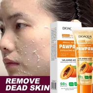 BIOAOUA Papaya EXFOLIATING SCRUB Papaya Face Peel Scrub Papaya Whitening Moisturizer Repair Facial S