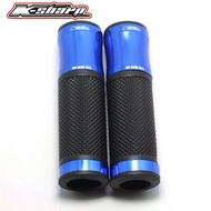 9 color CNC Motorcycle Aluminum Rubber Gel Hand Grips 7/8" Handle Bar Sports Bikes Suitable for all 