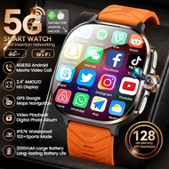 New Original Men 4G 5G Call Smart Watch 128GB Memory Video Playback Social App GPS Google Maps Downl