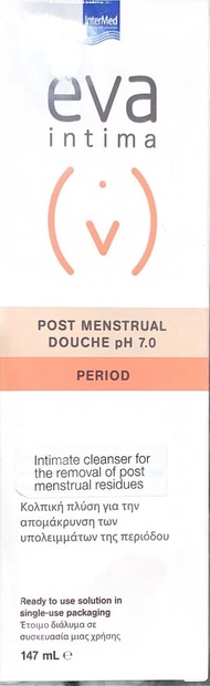EVA DOUCHE - 陰道灌洗液 pH7.0 147ml (香港行貨)【新包裝 : eva intima】【私密護理 舒緩痕癢異味】