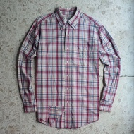 Kemeja Flanel Lengan Panjang LL BEAN Second Original Ukuran M - FLPLLB002M