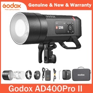 Godox AD400 Pro II AD400Pro II Portable 400W Outdoor Flash Strobe, 2.4G TTL 1/8000 HSS Monolight, 26