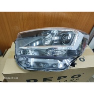 PERODUA AXIA SE 2017 / AXIA GXTRA 2019  HEAD LAMP ( DEPO TAIWAN ) Lampu Besar Depan