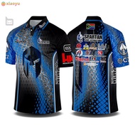 High quality full sublimation l.p.s.c glock cz shadow tactical shooting club boutique custom polo sh