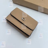 💜COACH 蔻馳 C標三折疊銀包零錢包 女款 卡包 請認證mia12138.賣家 生日禮物  Wallet card clip birthday present