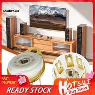 <rainbrown> 6j2 Tube Socket 2pcs 7-pin Ceramic Tube Socket Gzc7-f Golden Plated Vacuum Tube Holder R
