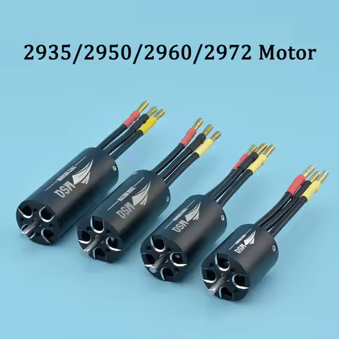 High Speed MSQ 2935/2950/2960/2972 Brushless Motor 2200KV 2720KV 2900KV 3600KV 4120KV 4 Poles For RC