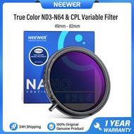 NEEWER 2 in 1 True Color Variable ND3-ND64 & CPL Filter 2 trong 1 màu thật biến ND3-ND64 & Bộ lọc CP