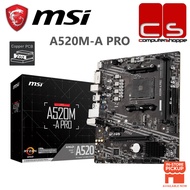 MSI A520M-A PRO AM4 M-ATX Motherboard + 5000 AMD Processor Combo SET