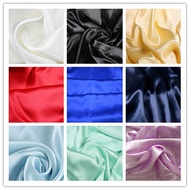 Free shipping 100 mulberry silk fabric multicolor plain dyed silk dress fabric silk bedding scarf #LS0114-24