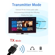 Bluetooth Transmitter 5.0 USB Audio Bluetooth Receiver Wireless Receptor 3.5mm 2 in 1 AUX Bluetooth