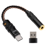 New ALC5686 USB Type-C To 3.5mm DAC Amp Earphone Amplifie Digital Decoder AUX Audio Cable Adapter Co