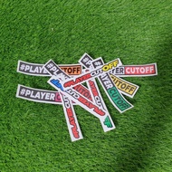 Player cutoff Sticker Motor Motor Sticker
