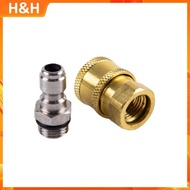 【H&H】 High Pressure Washer Connector Adapter 1/4" Female Quick Connect M14*1.5 Thread