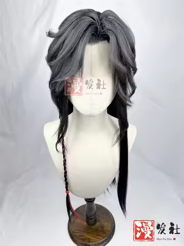 Styled Hua Cheng San Lang Cosplay Wigs Customized Cos Wig Tian Guan Ci Fu Heaven Official’s Blessing