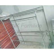 Field Rail 5 Feet/1.50m.with Ring Genuine stainless steel Railing No Rust 1.50m.Clothes bar