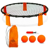 Slam Ball Game - Spike The Ball into The Net at a Park, Beach, Lawn and Backyard – Rally, Set, Smash