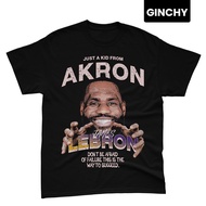 Lebron James "Just a kid from Akron" Tee by GINCHY