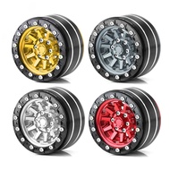 Metal 1.9Inch Beadlock Wheel Rim Outer Diameter 55mm for RC 1/10 12mm Hex Crawler Car Axial SCX10 90