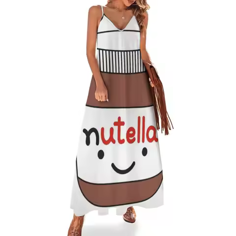 New Nutella Sleeveless Dress beach outfits for women dress women summer woman dress party dresses wo