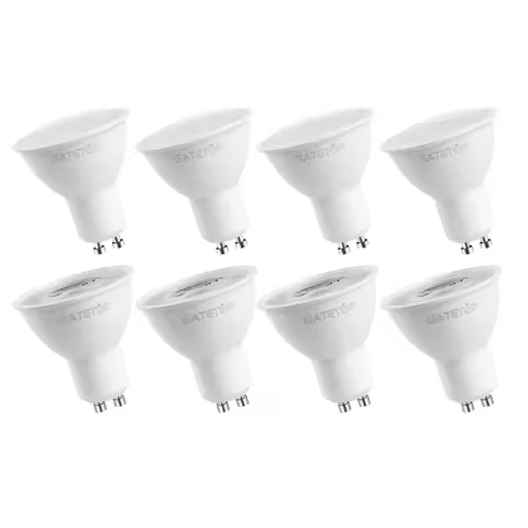 2pcs 5W 6W 7W 8W 9W No Flicker GU10 Spotlights Small hill GU10 lamp cup AC220V 120V color3000k/4000k
