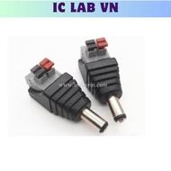 [2 Pieces]- DC Jack 5.5X2.1MM male (push type) Ic Lab VN