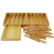 Montessori Spindle Box |  Early Preschool Educational | Age> 36 Months Kids Baby Toddler Boys and Gi