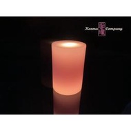 珈瑪-14小時LED蠟燭燈-中型*1粒(USB充電附電源線)-粉紅色LED純蠟蠟燭防水電子蠟燭燈供佛燈充電式蠟燭充電蠟燭