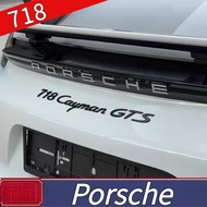 Suitable for Porsche Porsche Car Logo 718 Cayman Cayman Letter Logo GTS Trunk Labeling Word Logo S C