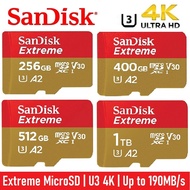 SanDisk Extreme 32GB 64GB 128GB 256GB 400GB 512GB 1TB up to 190MB/S Micro SD MicroSD Memory Card Camera GoPro Action Camera