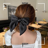 GESH Bow Ribbon Hair Tie, Scrunchies Bow Bow Hair Tie, Fashion Solid Color Cloth Hair Accessories Wo
