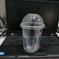 16 oz PP oval Cup + CONVEX LID (7 grams + 2 gram lid)