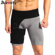Buzesty Hip Brace Thigh Compression Sleeve | Hip Sciatica Pain Relief Device Brace | Hamstring & Gro