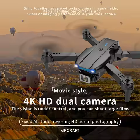 2026 GISAEV E99 K3 Pro Mini Drone with 4K Dual Camera, Foldable & Portable, WiFi FPV Live Video, Eas