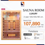 Slimsauna Sauna Room Luxury Model Far Infrared System 2-Seater