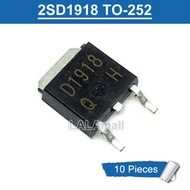 10pcs D1918 TO-252 2SD1918 2SD1918-Q TO252 SMD 160V/1.5A NPN Transistor new original IC XIP8
