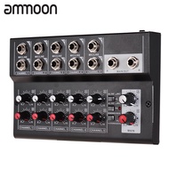 [ammoon]【โปรโมชั่น】MIX5210 คอนโซลมิกซ์เสียง 10 ช่องสัญญาณสเตอริโอสำหรับบันทึกDJ Networkการถ่ายทอดสด