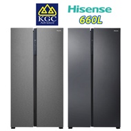 Hisense 660L Side by Side Inverter Fridge RS708N4ASN1 / RS708N4ABN1 Refrigerator