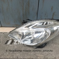 Headlamp Nissan Almera lampu depan Almera 