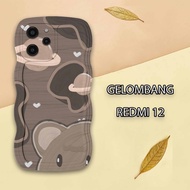HP Xiaomi Redmi 12 Wave Softcase - Phone Case - Xiaomi Redmi 12 Wave - External.Acc - Marble Motif -