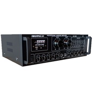 เครื่องขยายเสียง3000W PM.PO แอมป์ขยายเสียง Bluetooth MP3 USB SD Card FM SOUND MILAN รุ่นAV-3389