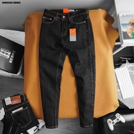 Quần jean basic slim Heboz 10 quần dài nam chất vải denim - 00002102