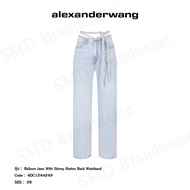 Alexander Wang กางเกงยีนส์ขายาว รุ่น Balloon Jean With Skinny Button Back Waistband Code: 4DC1244249